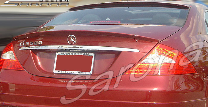 Custom Mercedes CLS Trunk Wing  Sedan (2005 - 2011) - $229.00 (Manufacturer Sarona, Part #MB-044-TW)